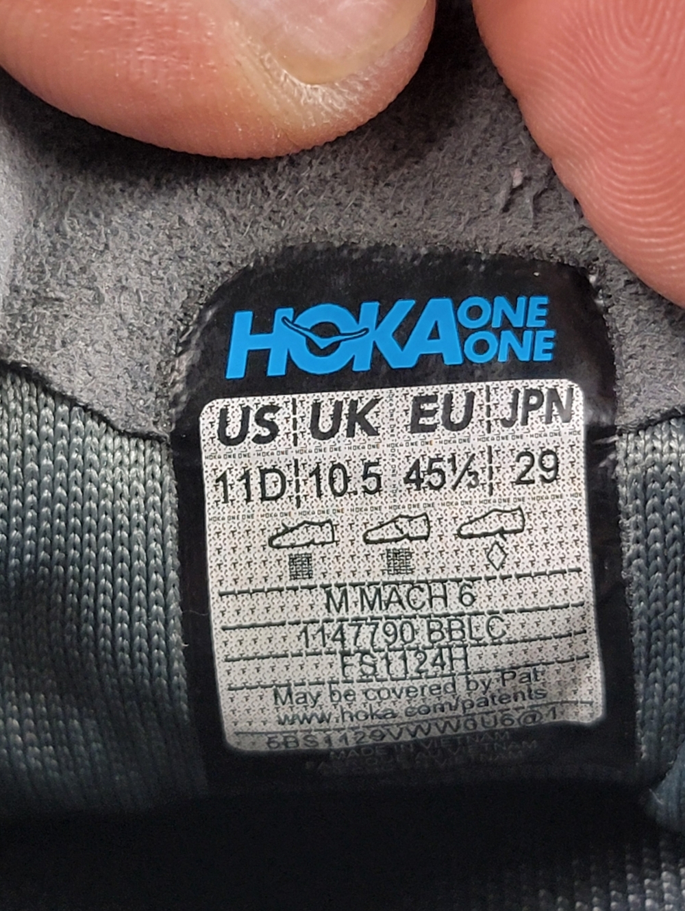 Hoka Mach 6 Mens 11 - Picture 9 of 9